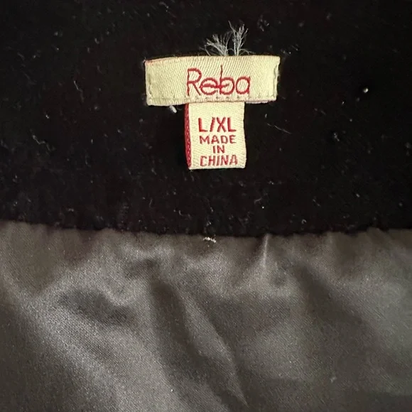 Reba by Reba McEntire Black Velvet Embroidered Fringe Jacket - Picture 4 of 4